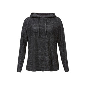 esmara® Dámsky sveter so spustenými ramenami (S (36/38), čierna)