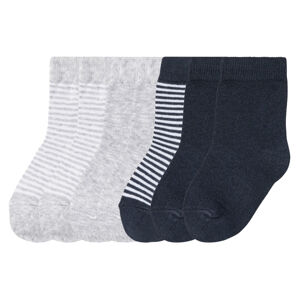 lupilu® Chlapčenské ponožky, 7 párov (23/26, námornícka modrá/sivá/biela)