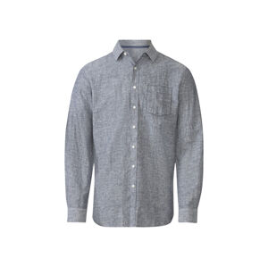 LIVERGY® Pánska košeľa „Regular Fit“ (S (37/38), modrá)