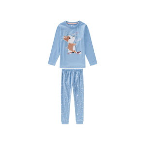 lupilu® Dievčenské pyžamo (110/116, modrá)