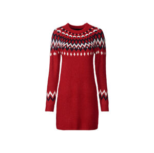 esmara® Dámske pletené šaty (M (40/42), červená)