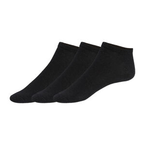 esmara® Dámske nízke ponožky, 3 páry (39/42, čierna)