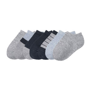 lupilu® Chlapčenské nízke ponožky, 7 párov (19/22, sivá/navy modrá/bledomodrá)