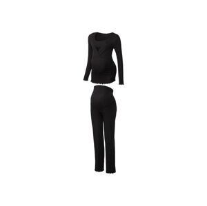 esmara® Tehotenské pyžamo (XL (48/50), čierna)