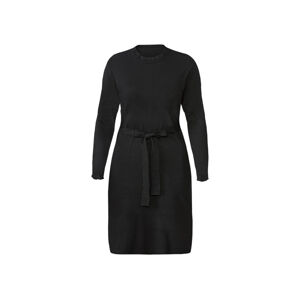 esmara® Dámske pletené šaty (M (40/42), čierna)